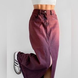 NWOT BDG Mandi Denim Maxi Skirt Medium
